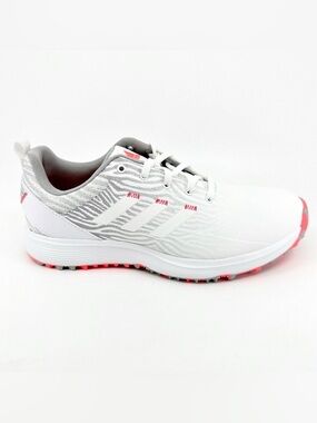Adidas S2G White Womens Waterproof Spikeless Golf Shoes size 8.5